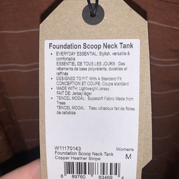 Womens Size M Prana Scoop Neck Tank NWT - Picture 3 of 5